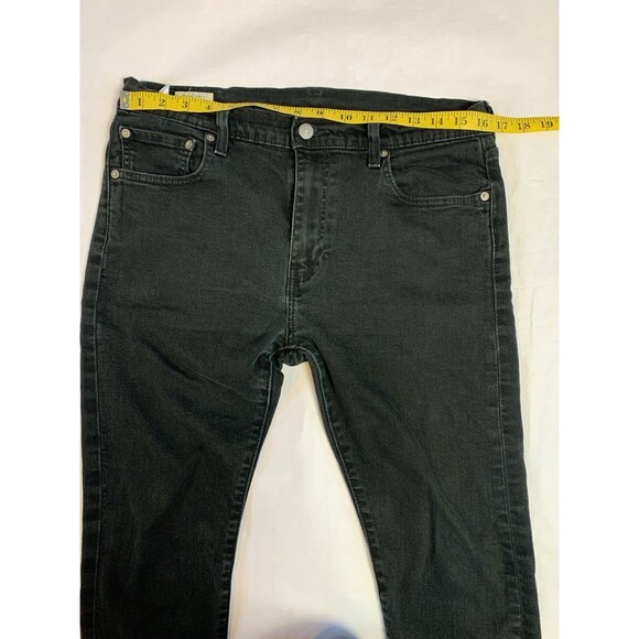 Levi's 512 Jeans Mens 33x30 Black Big E Skinny Fit Premium Skater - Picture 10 of 10